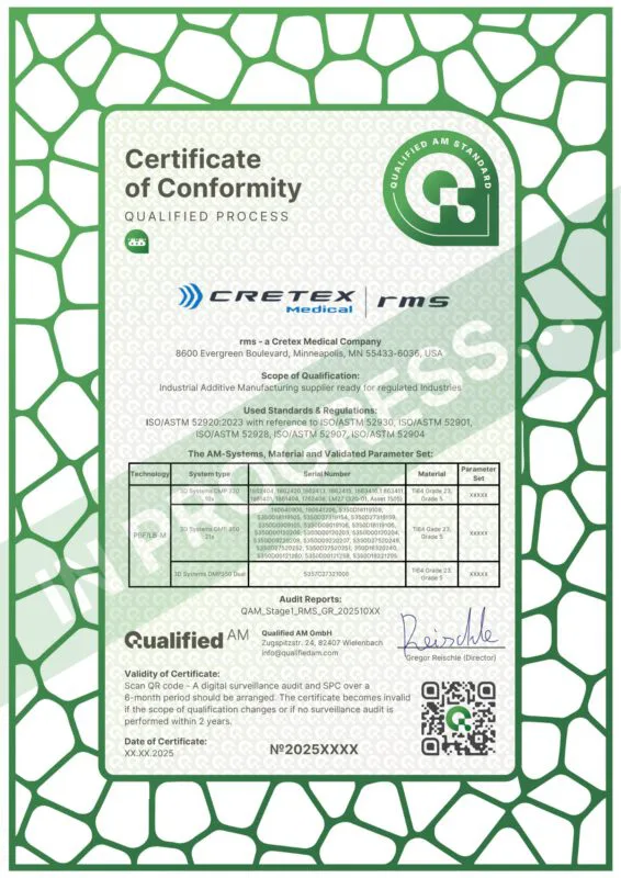 Rmscretex 2025 progress